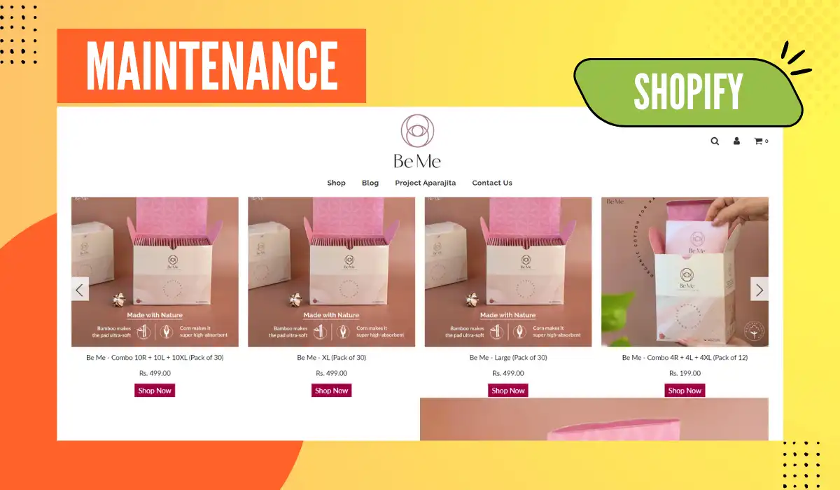 BeMe Shopify Storefront